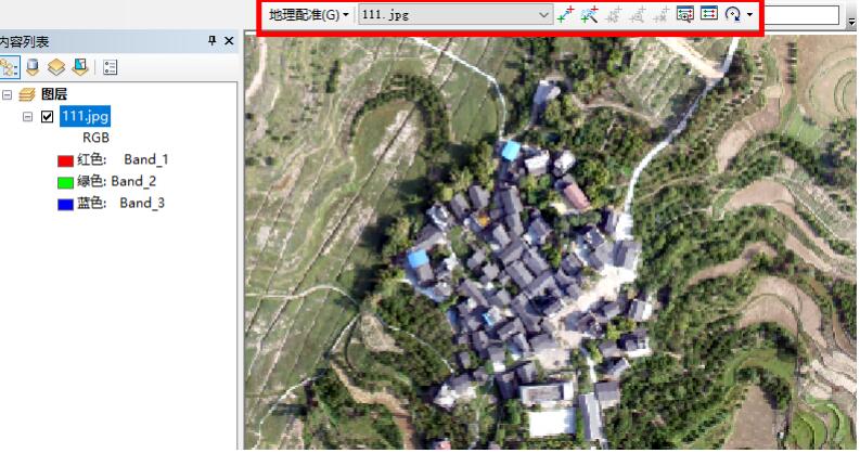 通過ArcGIS將JPG圖片附上坐標(biāo)的方式